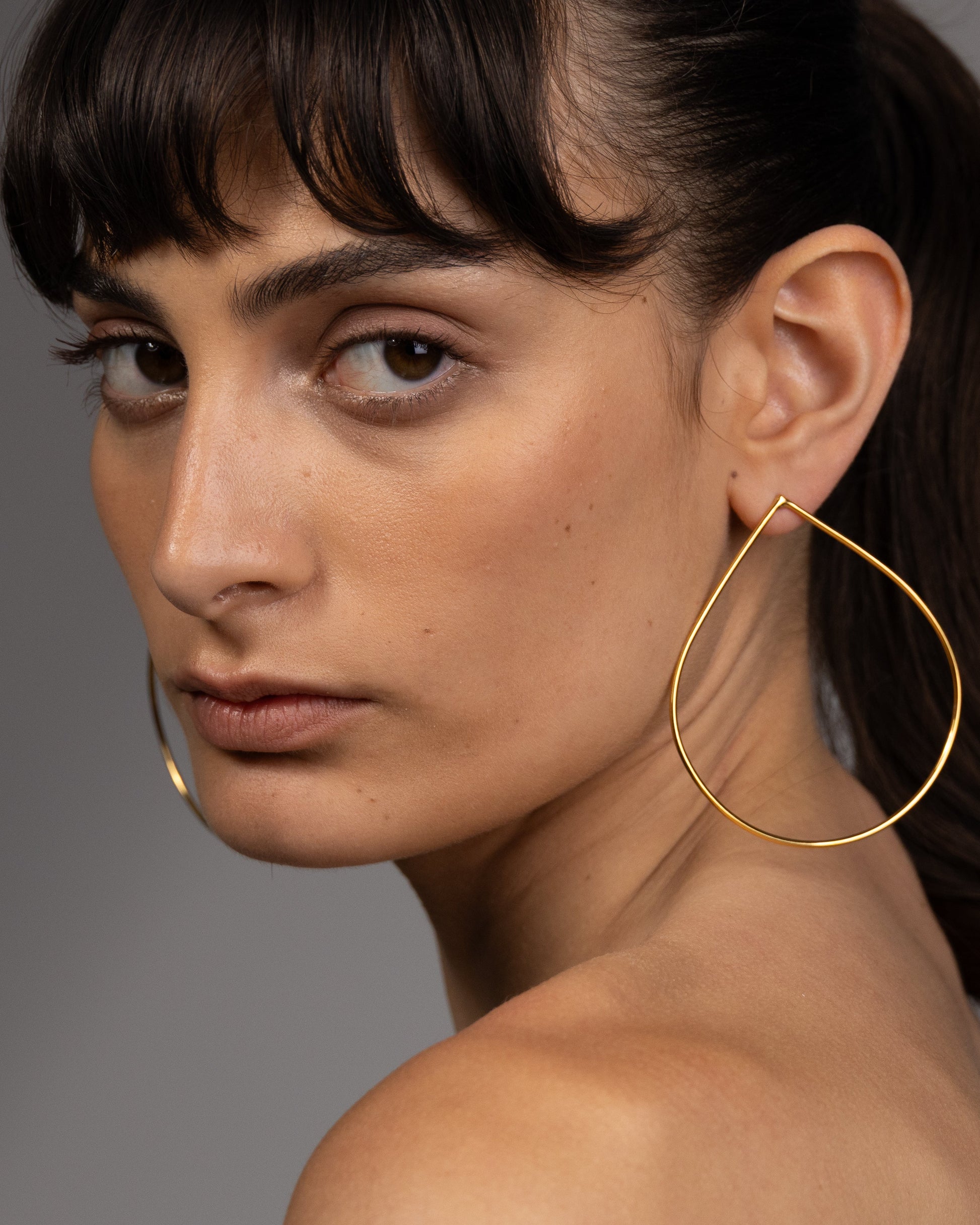 Triangle Drop  Earrings