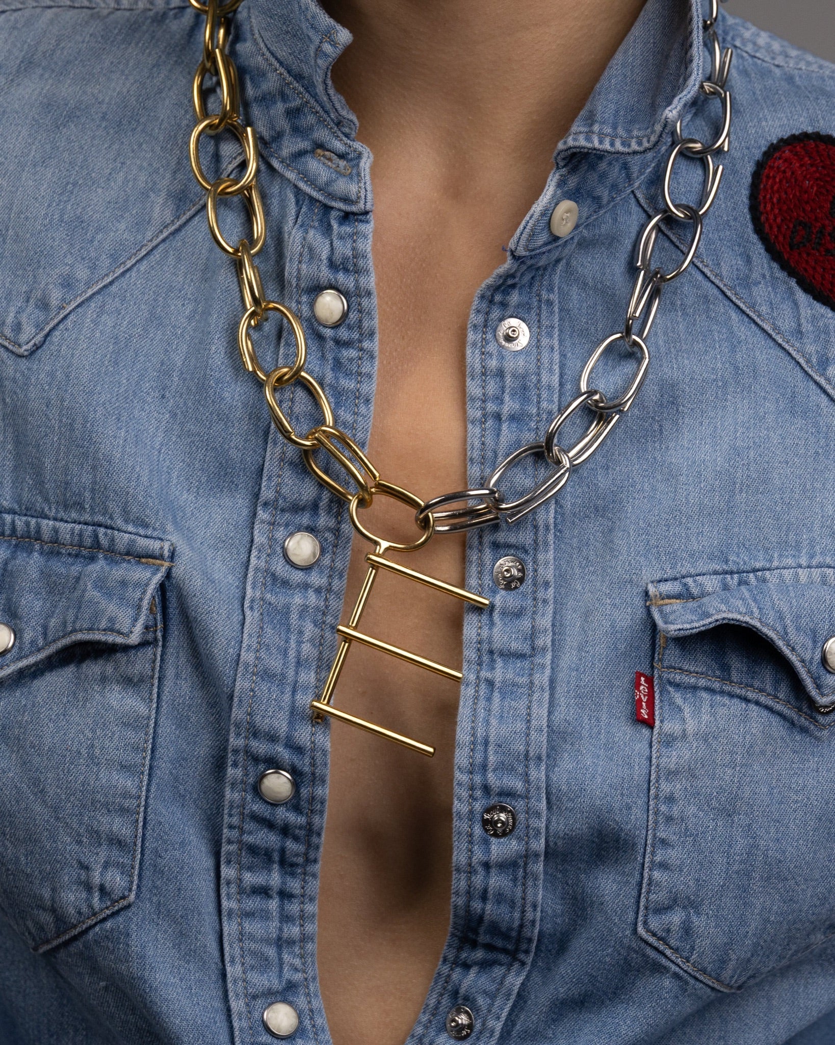 Initials  Necklace L
