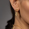 Double Bismuth Earring