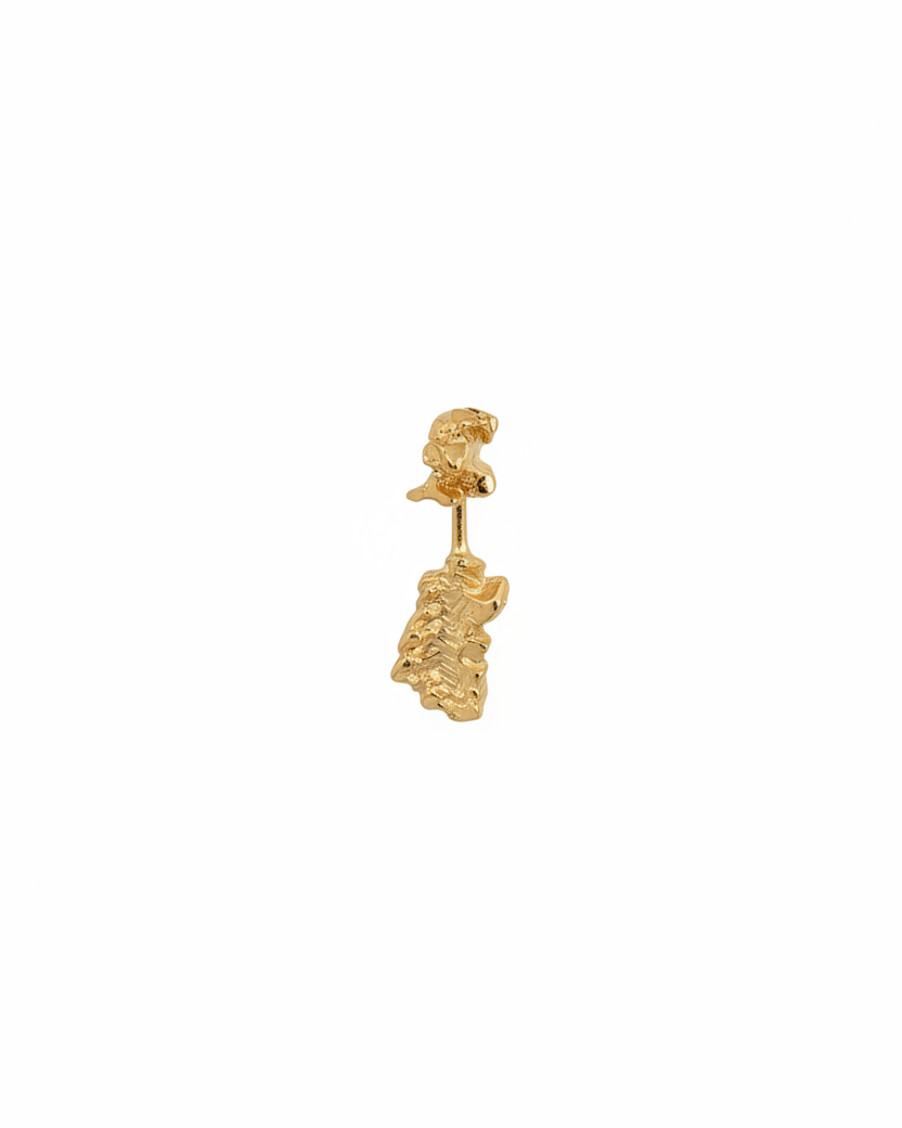 Double Bismuth Earring