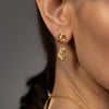 Double Bismuth Earring
