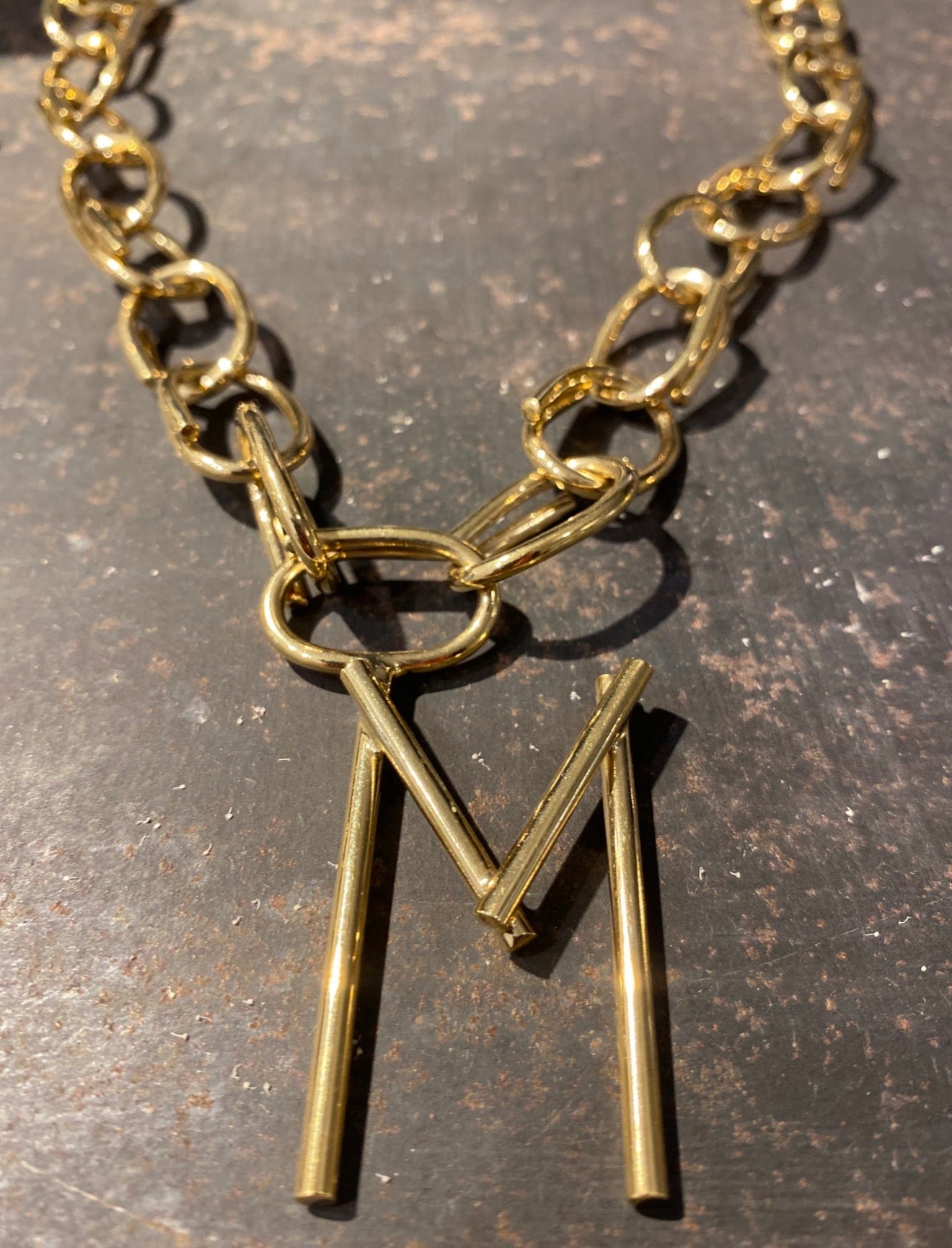 Initials  Necklace L