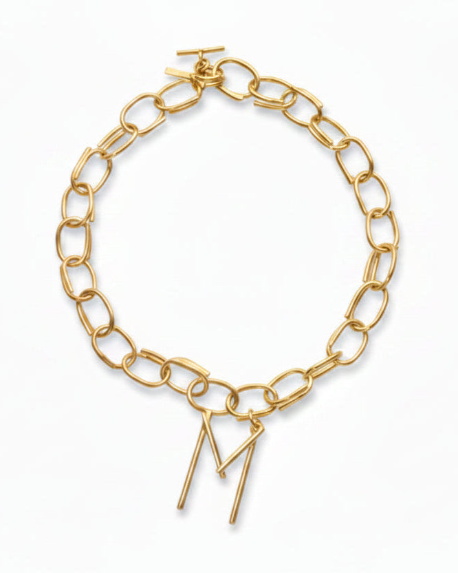 Initials  Necklace L