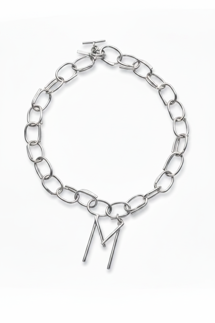 Initials  Necklace L