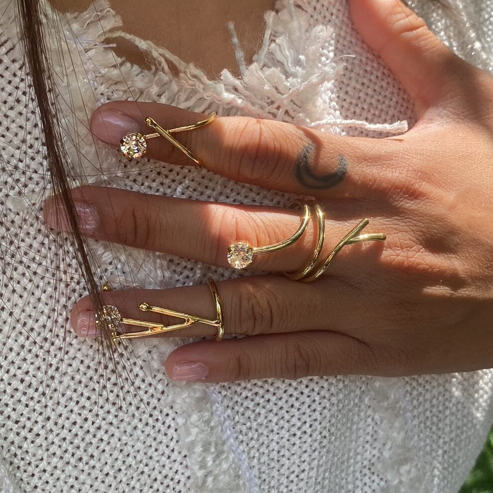 Pine Tip Of Finger Ring