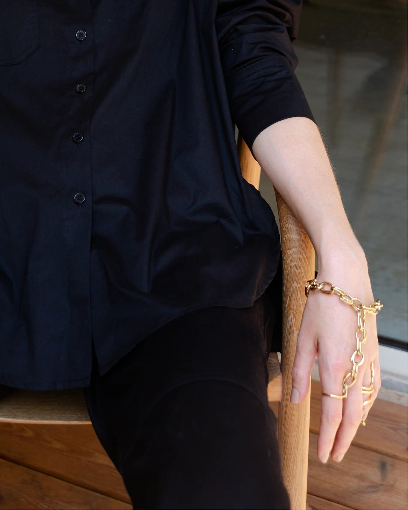Paper Clip Links Hand Chain — campaign image