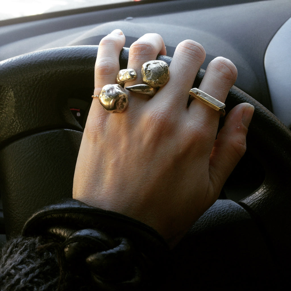 Sculptural Nail Ring