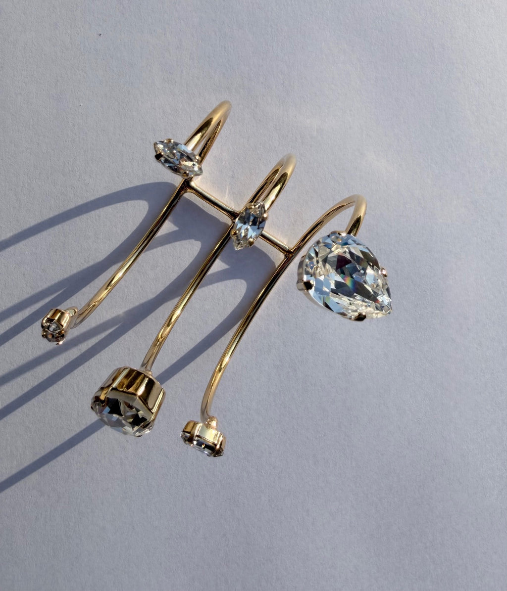 Crystal Claw Cuff Bracelet