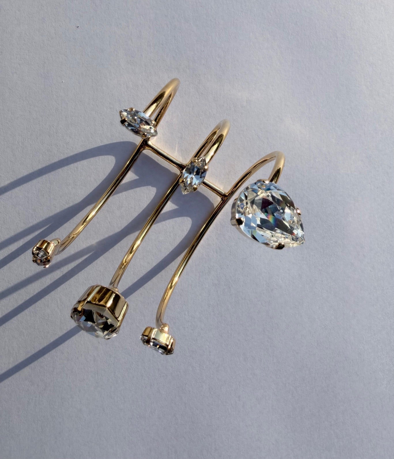 Crystal Claw Cuff Bracelet