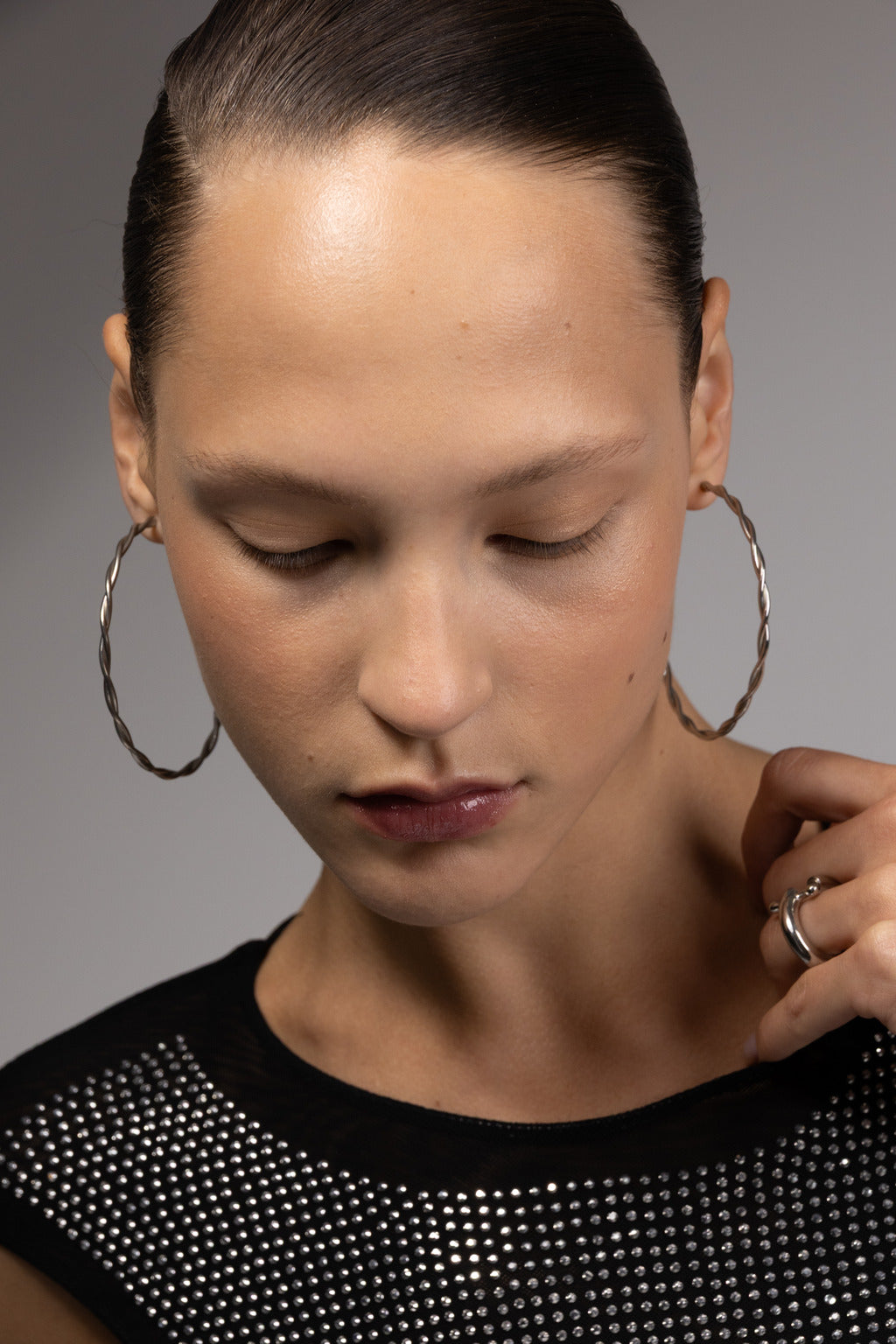 Intertwined Hoop Earrings