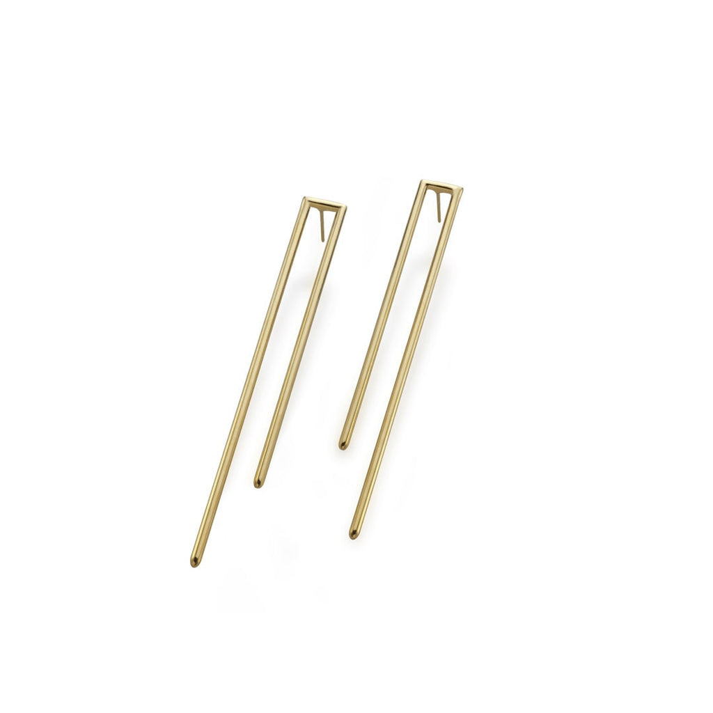 Open Rectangle Earrings