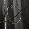 Handmade gold plated chunky chain choker