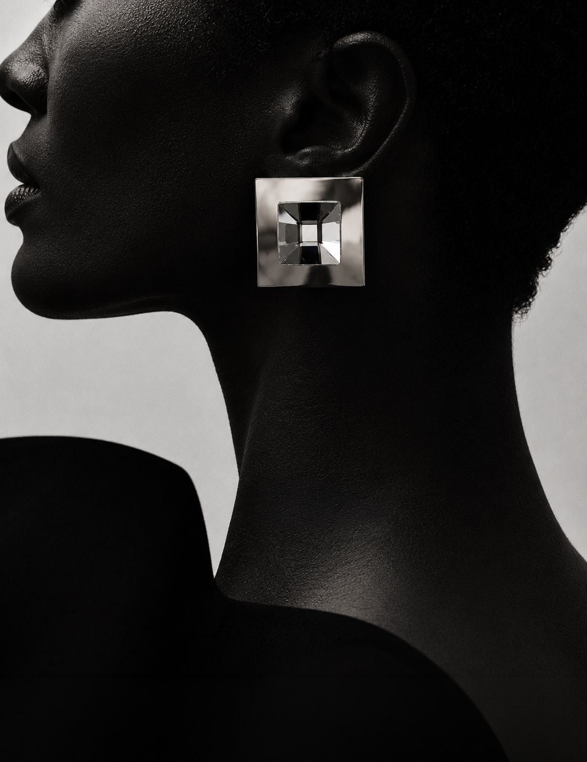 Square Crystal Earrings