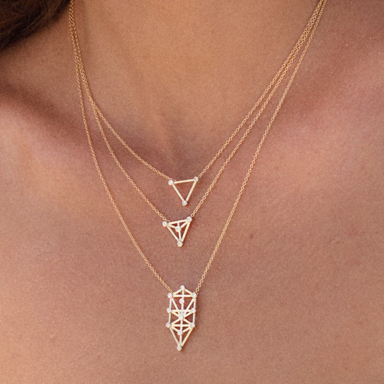Freedom Between The Lines Diamond Necklace