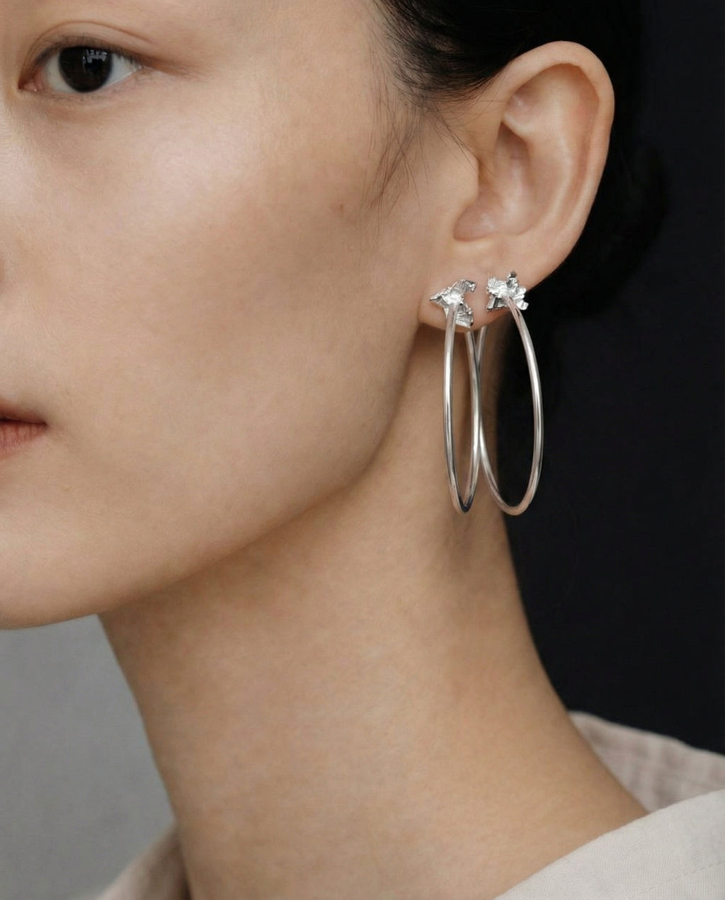 Bismuth Hoop Earrings