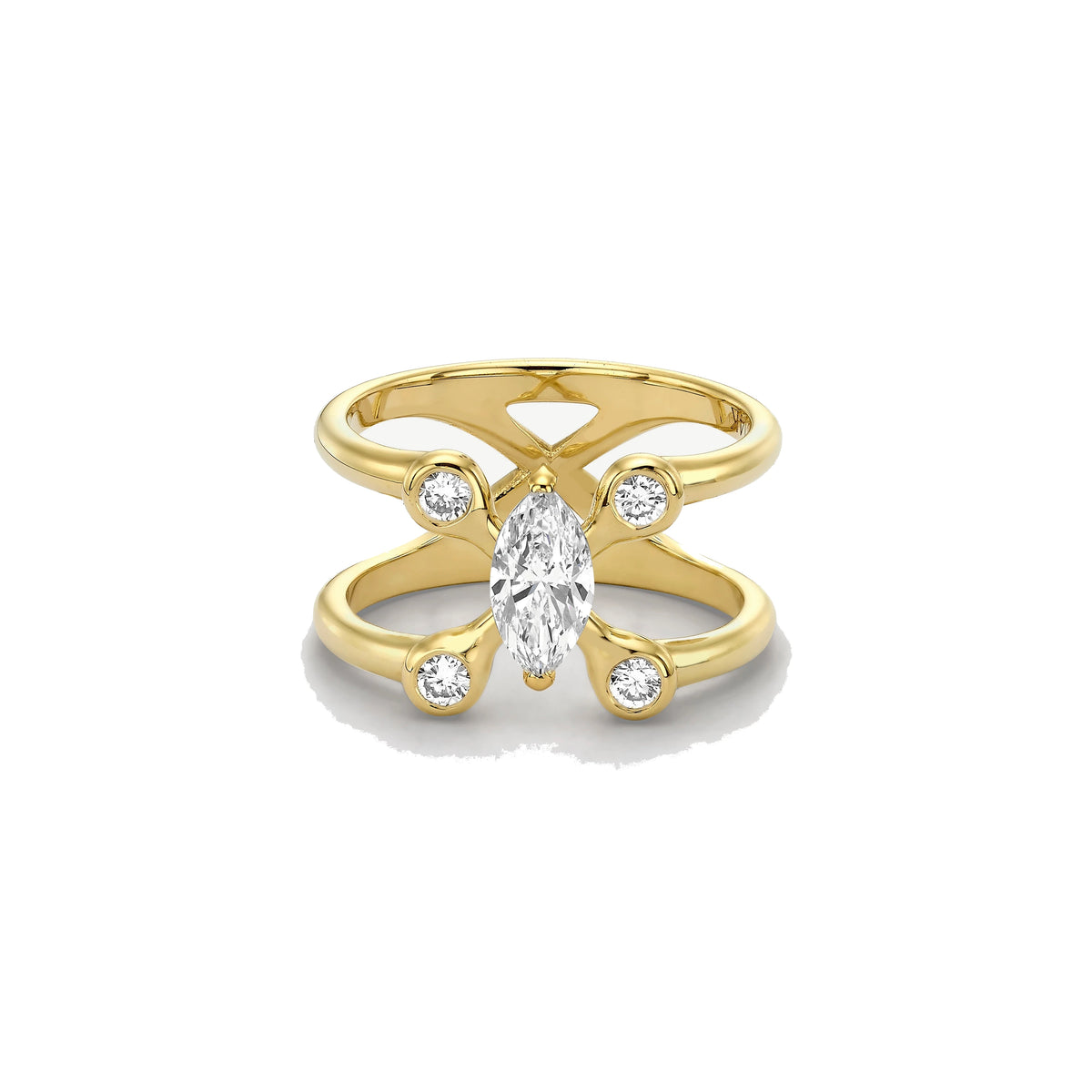 Cosmic Transformer Diamond Pinky Ring