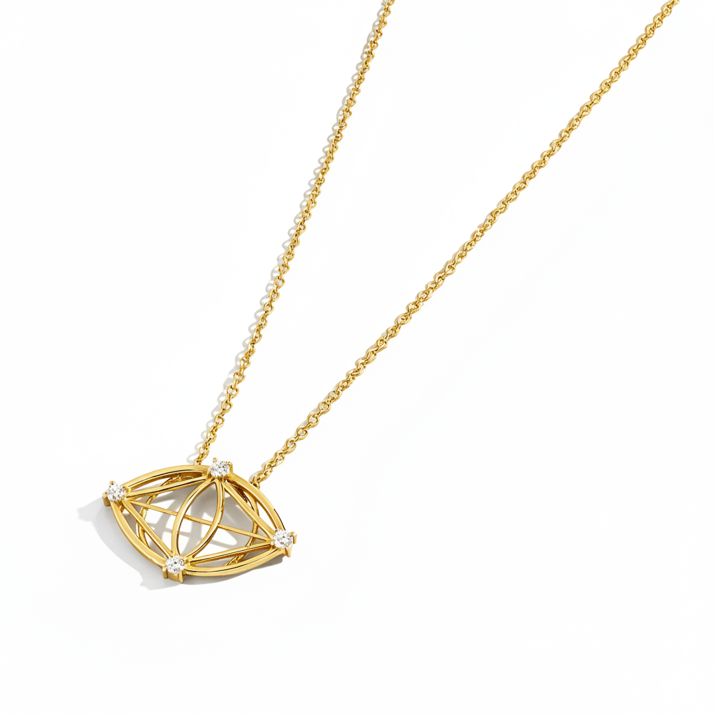 Evil Eye Evolves Diamond Necklace