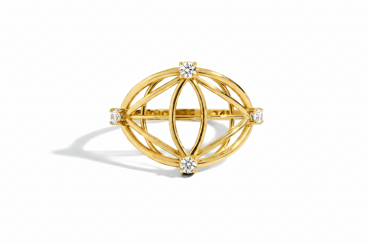 Evil Eye Evolves Diamond Ring
