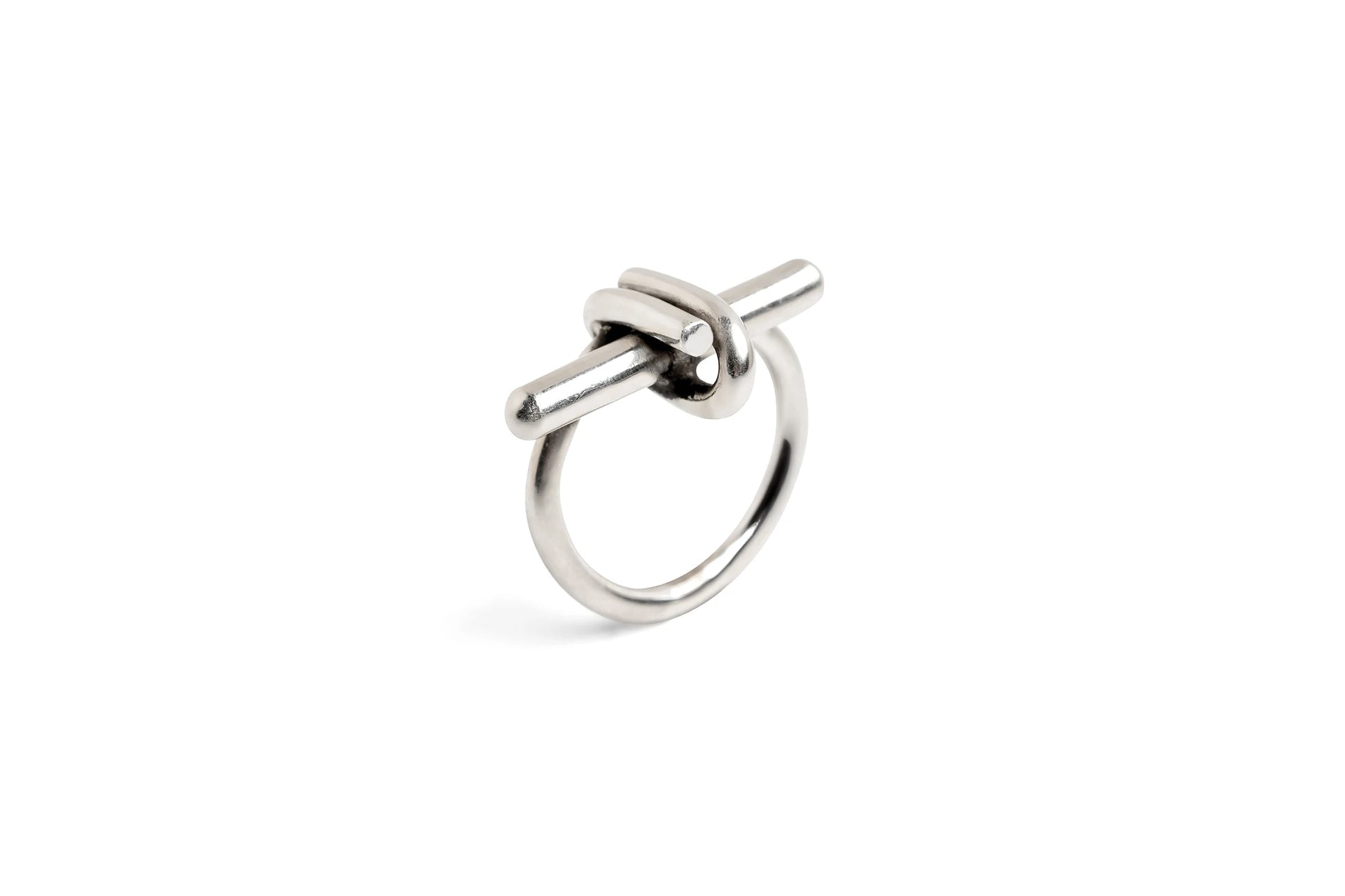 Linked Theory T-bar Sterling Silver Ring