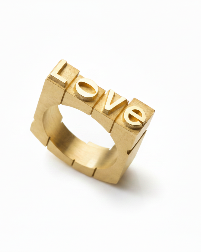 Love Sterling Silver Ring