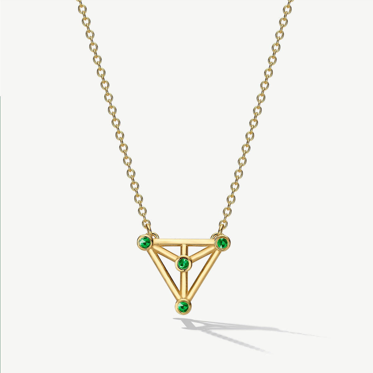 Freedom Between The Lines Emerald Necklace