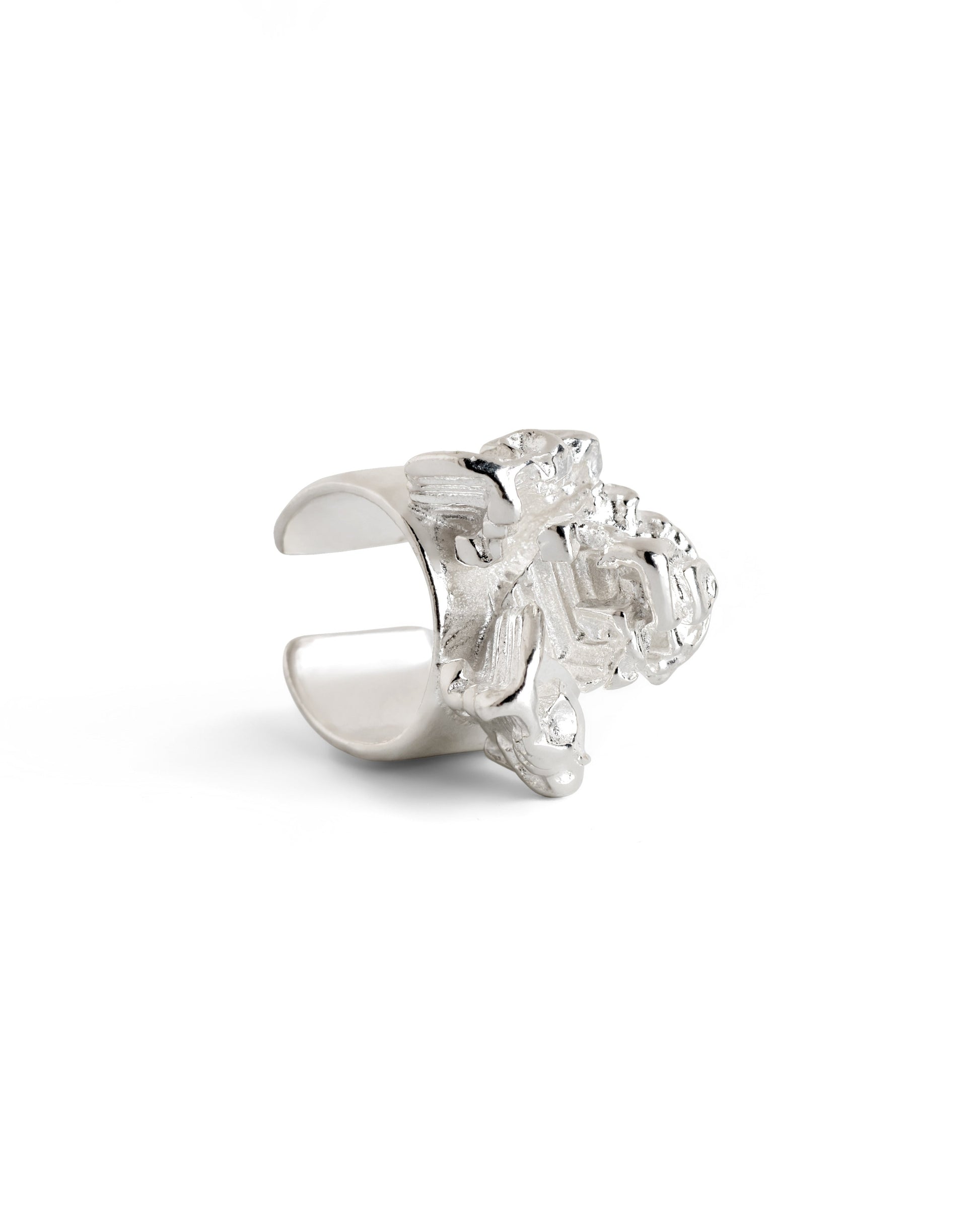 Sculpted Wide Ear Cuff