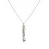 Crystal Bar Pendant Necklace