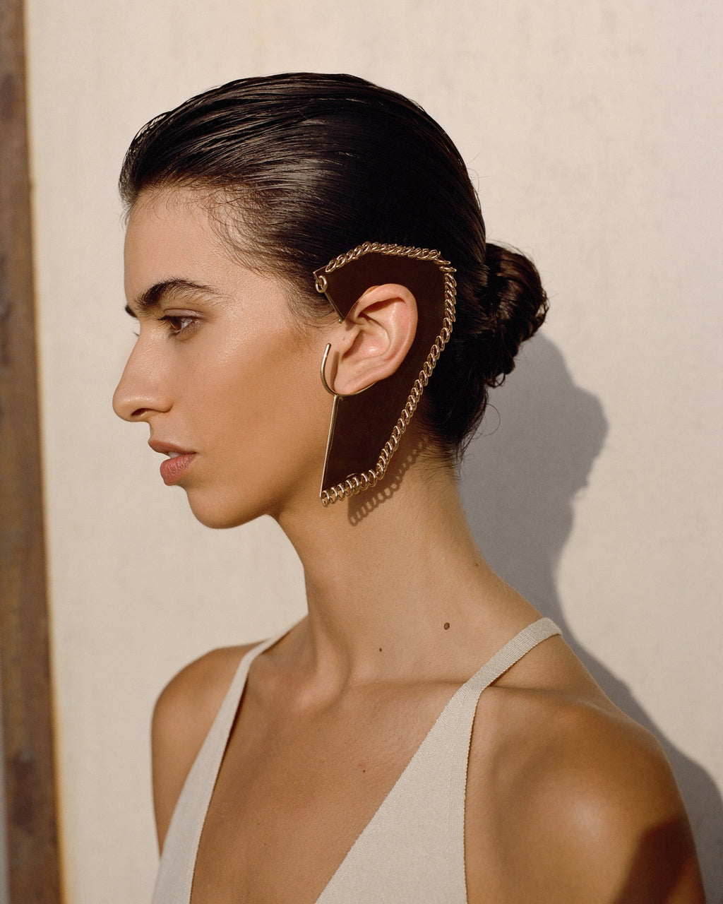 Geometric Pierced Ear Cuff (L)