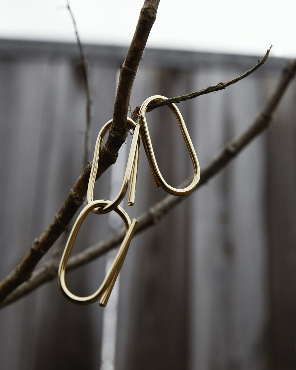 Two Chains Large Earrings