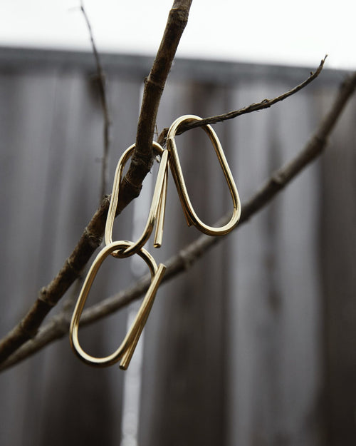 2 Chains Large Earrings