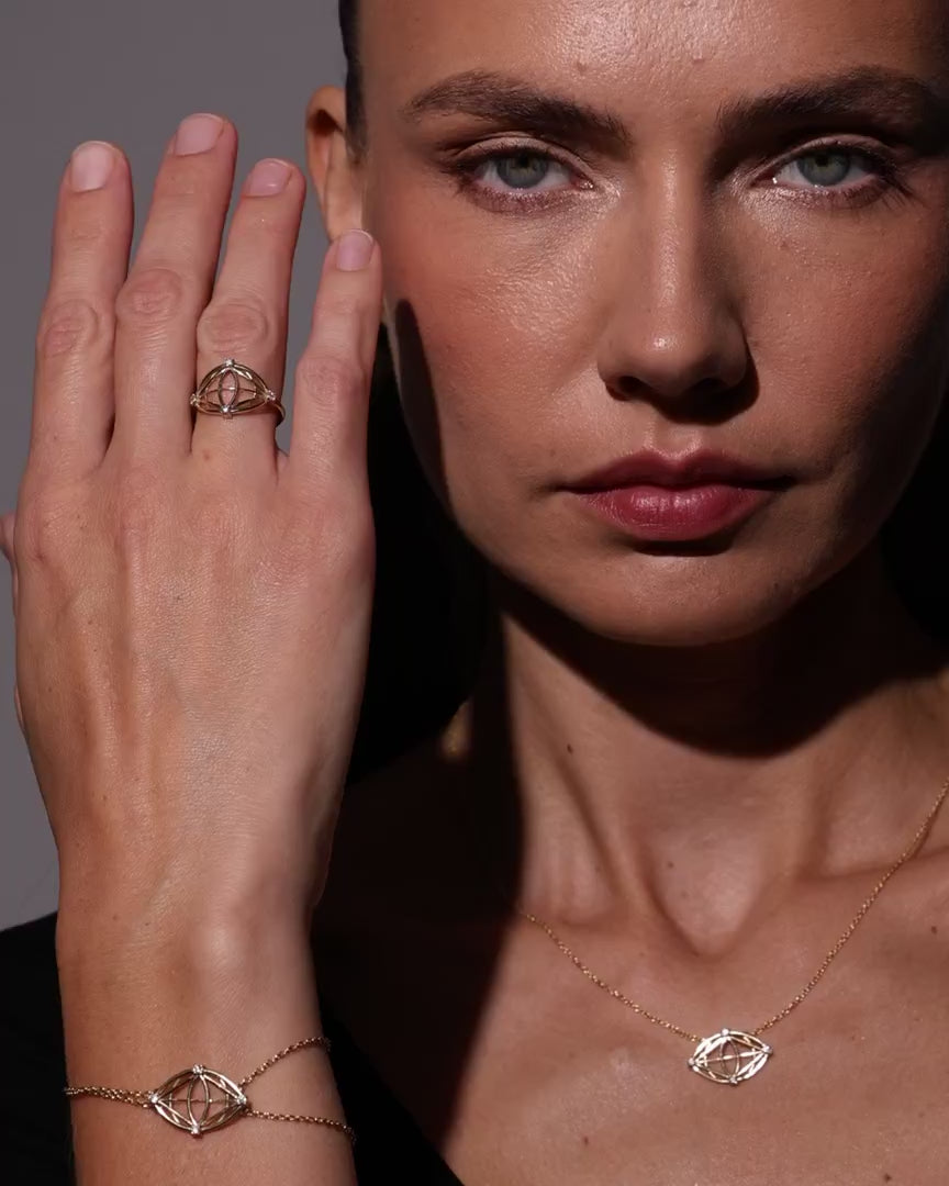 Evil Eye Evolves Diamond Ring