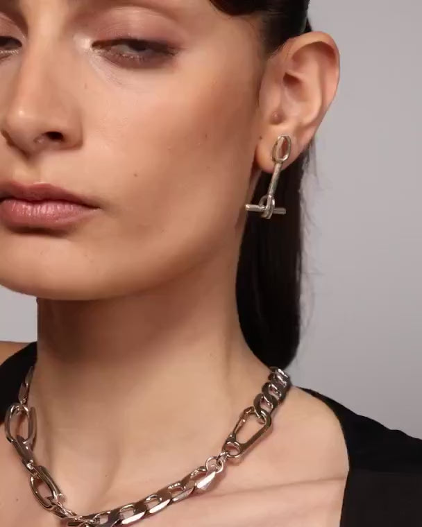 Cuban And Oval Links Choker