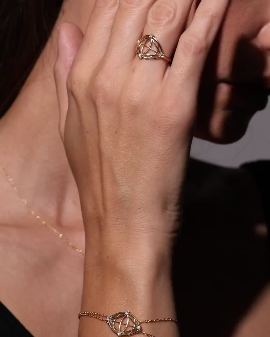 Evil Eye Evolves Diamond Ring