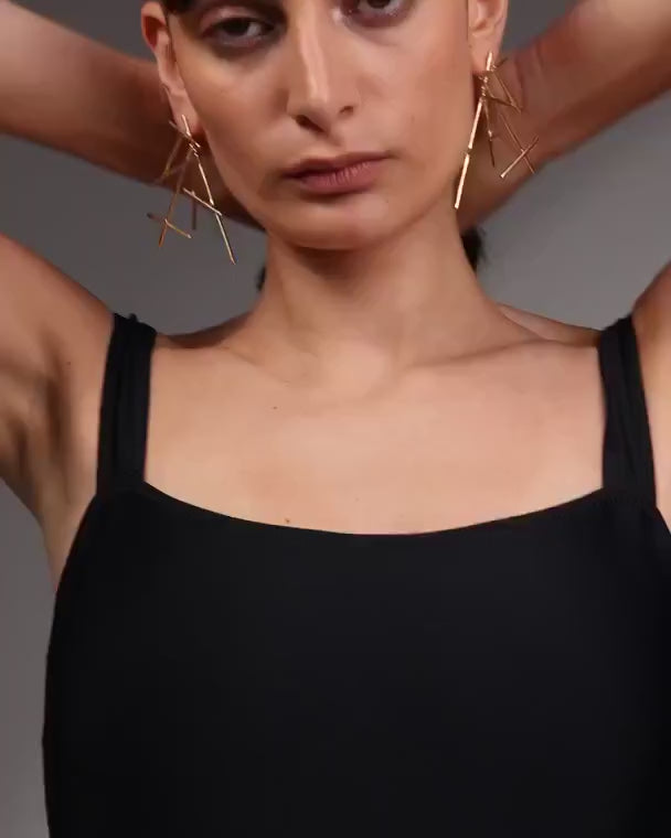 Fan Statement Earrings