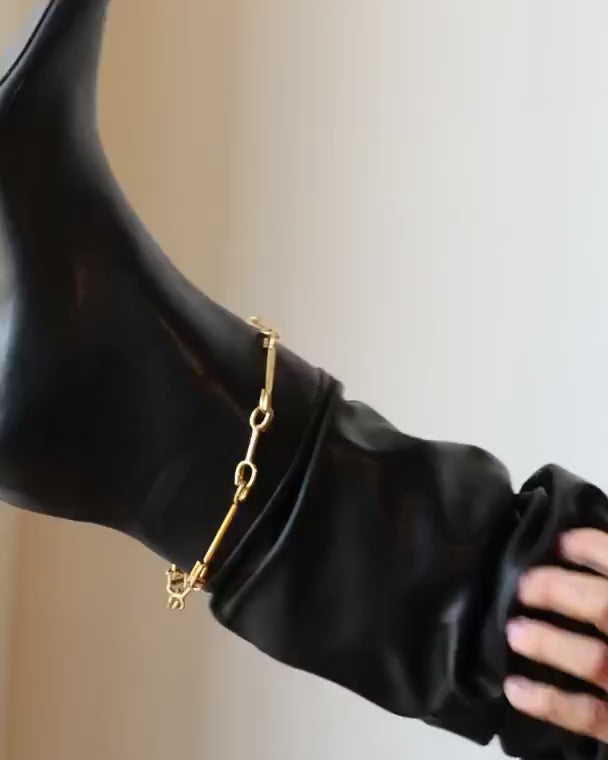 Linked Theory Boot Necklace